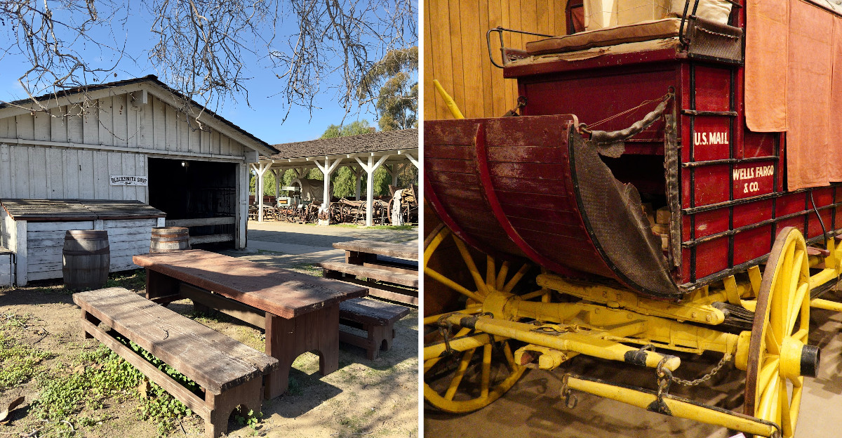 Stagecoaches once took two days to travel between California cities ...