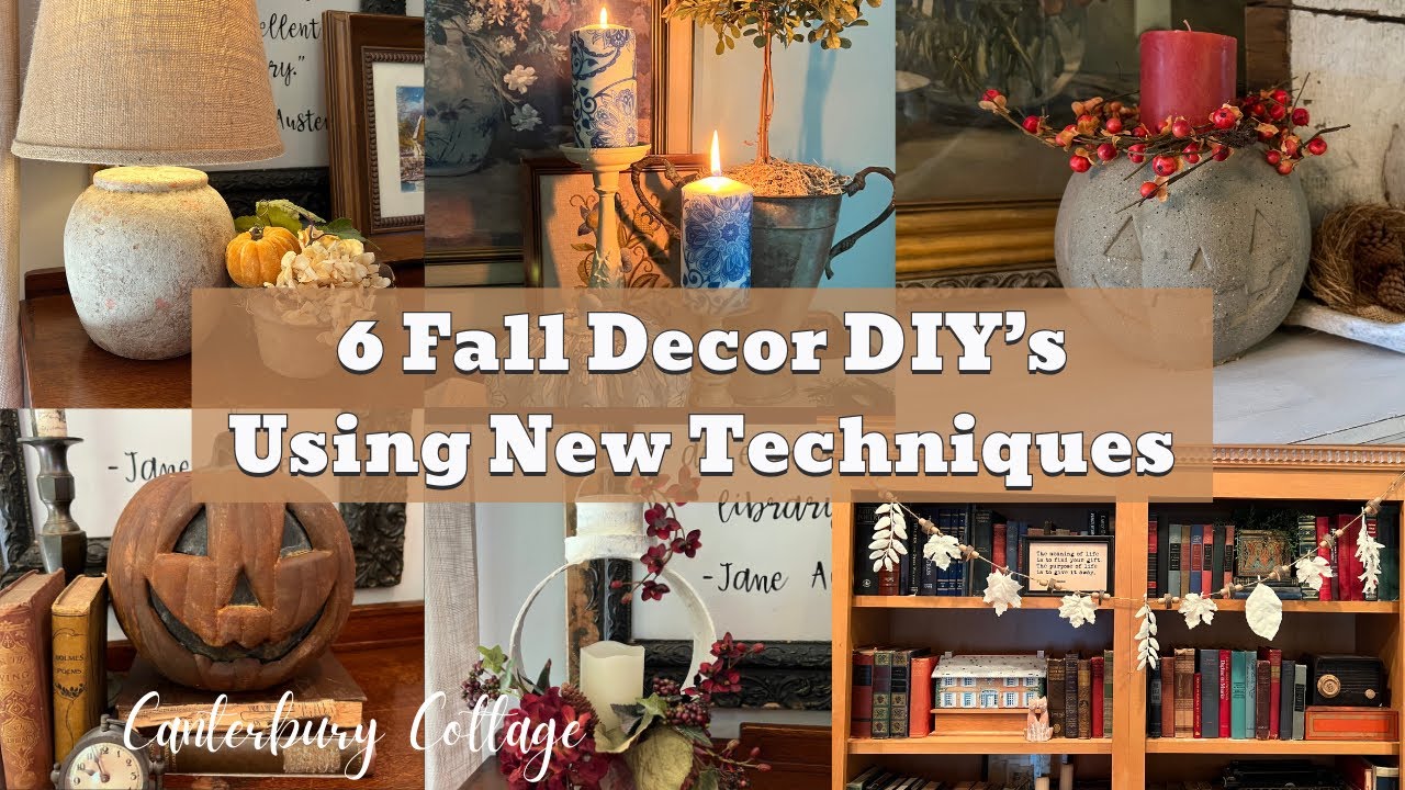 6 creative fall home decor projects