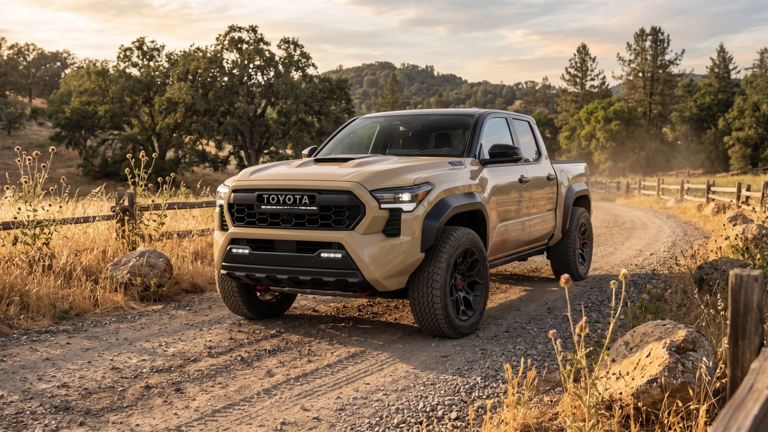 Off-road and highway driving in a 2026 Toyota Tacoma TRD Pro i-FORCE ...
