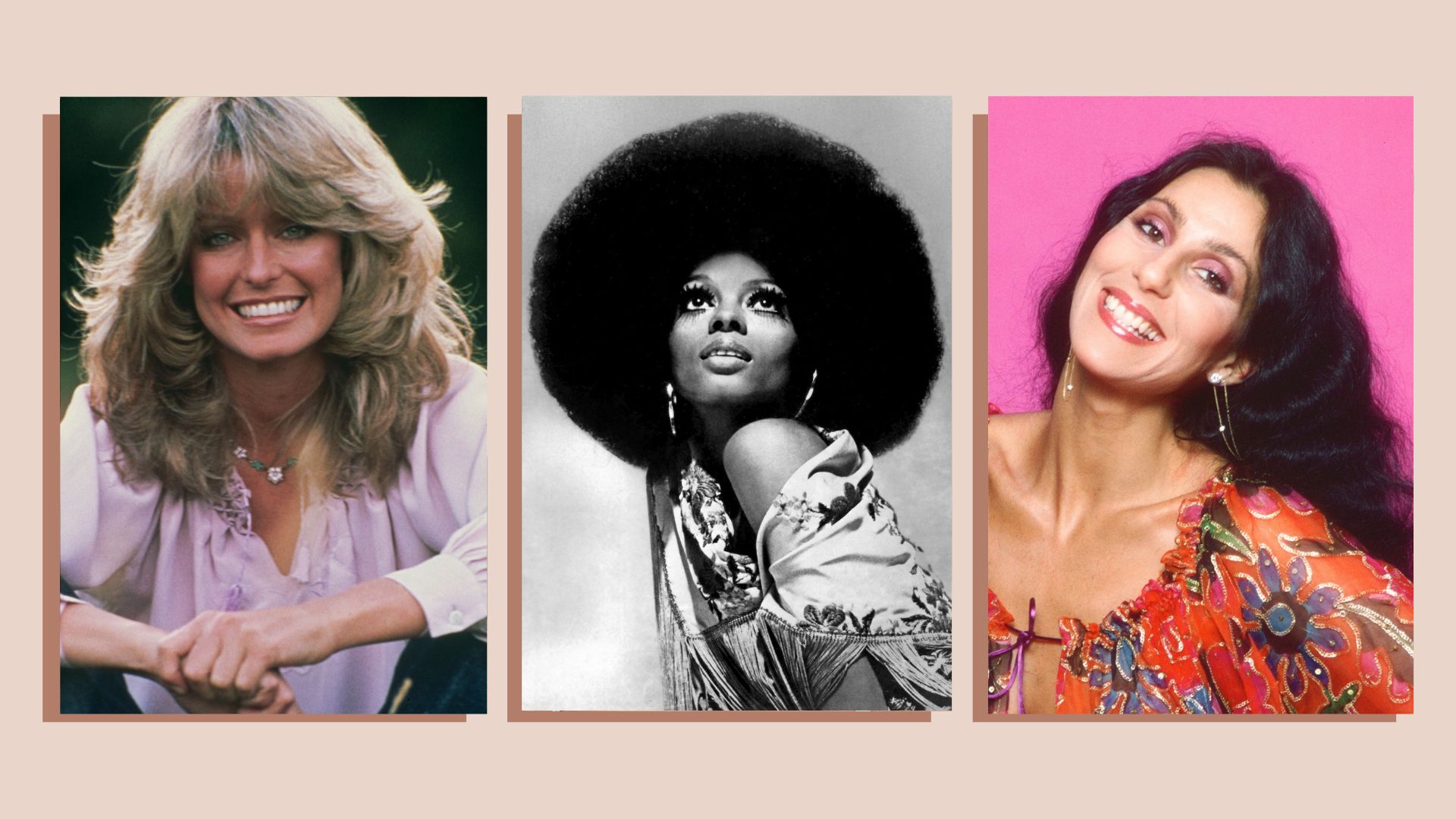 The best celebrity make-up looks inspired by the '70s