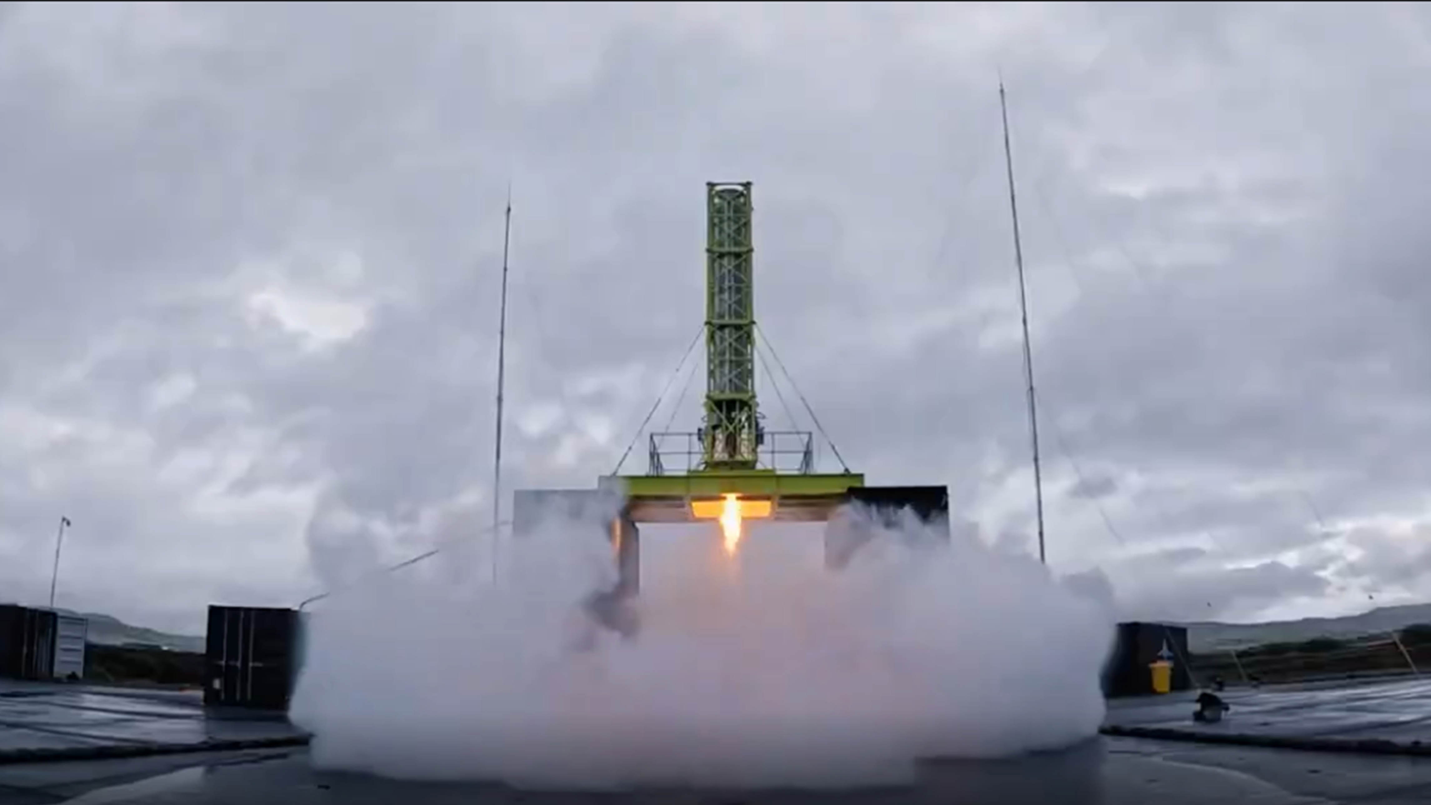 Scottish space company hails successful 'hot fire' test of rocket engine