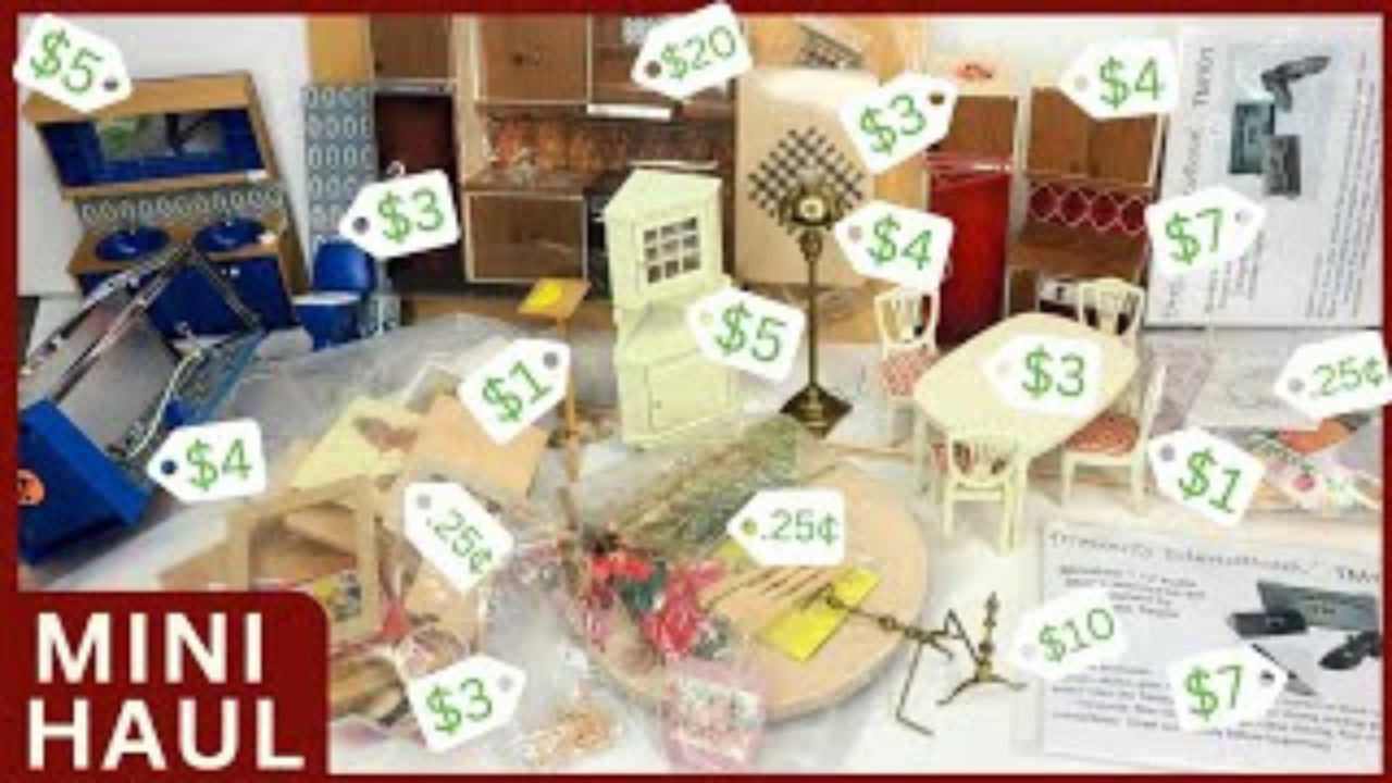 Dollhouse finds from Earth & Tree Miniatures