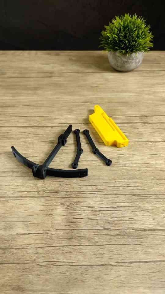 3D printed crossbow design with powerful mechanism