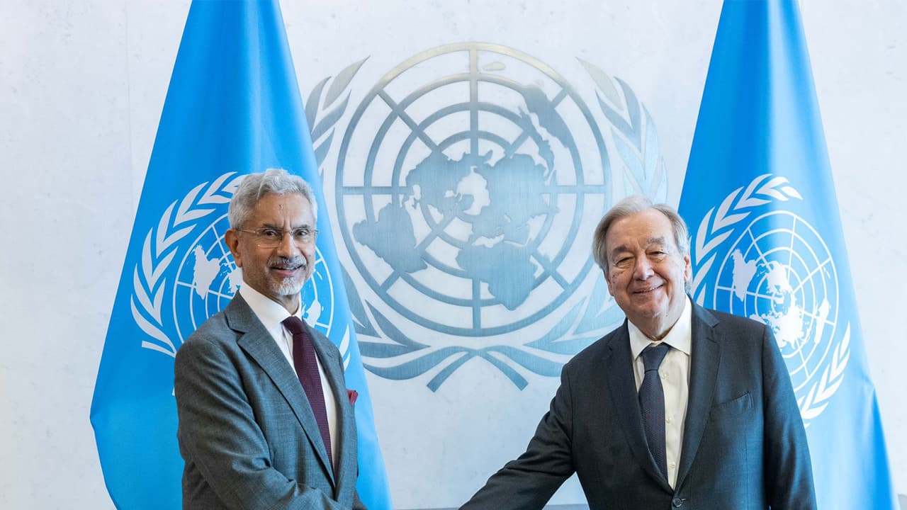 Jaishankar meets Guterres, discusses conflicts, impact on global South