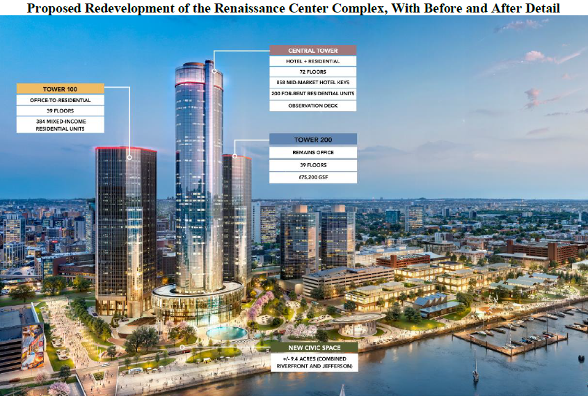 $2.2B Renaissance Center plan gets more criticism at public hearing