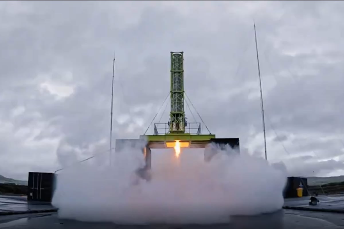 Scottish space company hails successful hot fire test of rocket engine