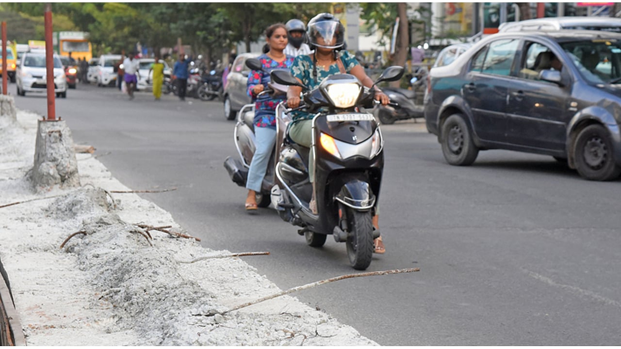 Implementation of road safety training held at Rayapudi CRDA