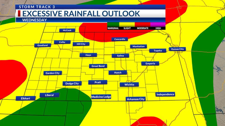 Storm Track 3 forecast: Flooding concerns with scattered rain, storms ...