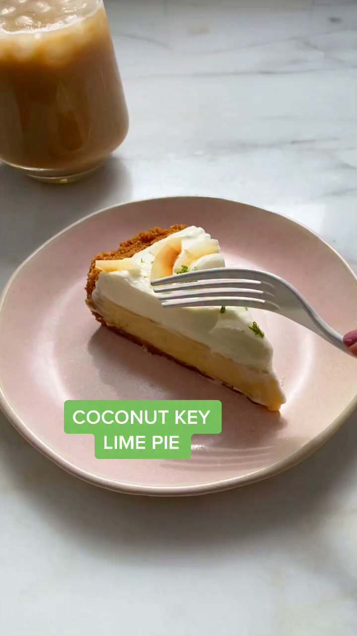 Coconut key lime pie delight