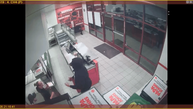 Las Vegas police seek suspect in armed robbery near S Fort Apache Road