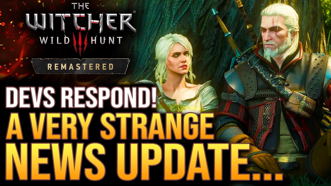 The Witcher 3 remastered gets a strange update