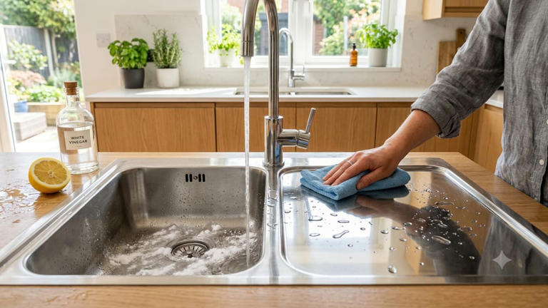 How to make your stainless steel sink shine like brand new within minutes