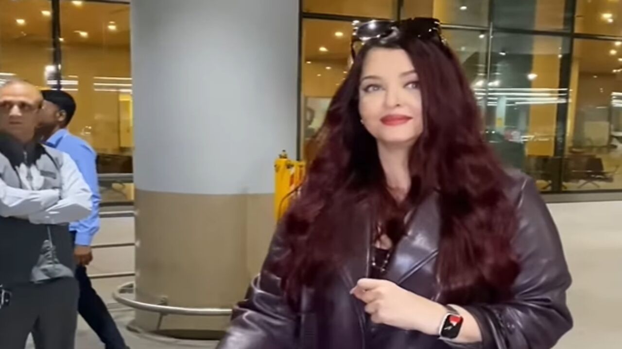 Aishwarya Rai Bachchan sweetly greets paps in Mumbai after returning ...