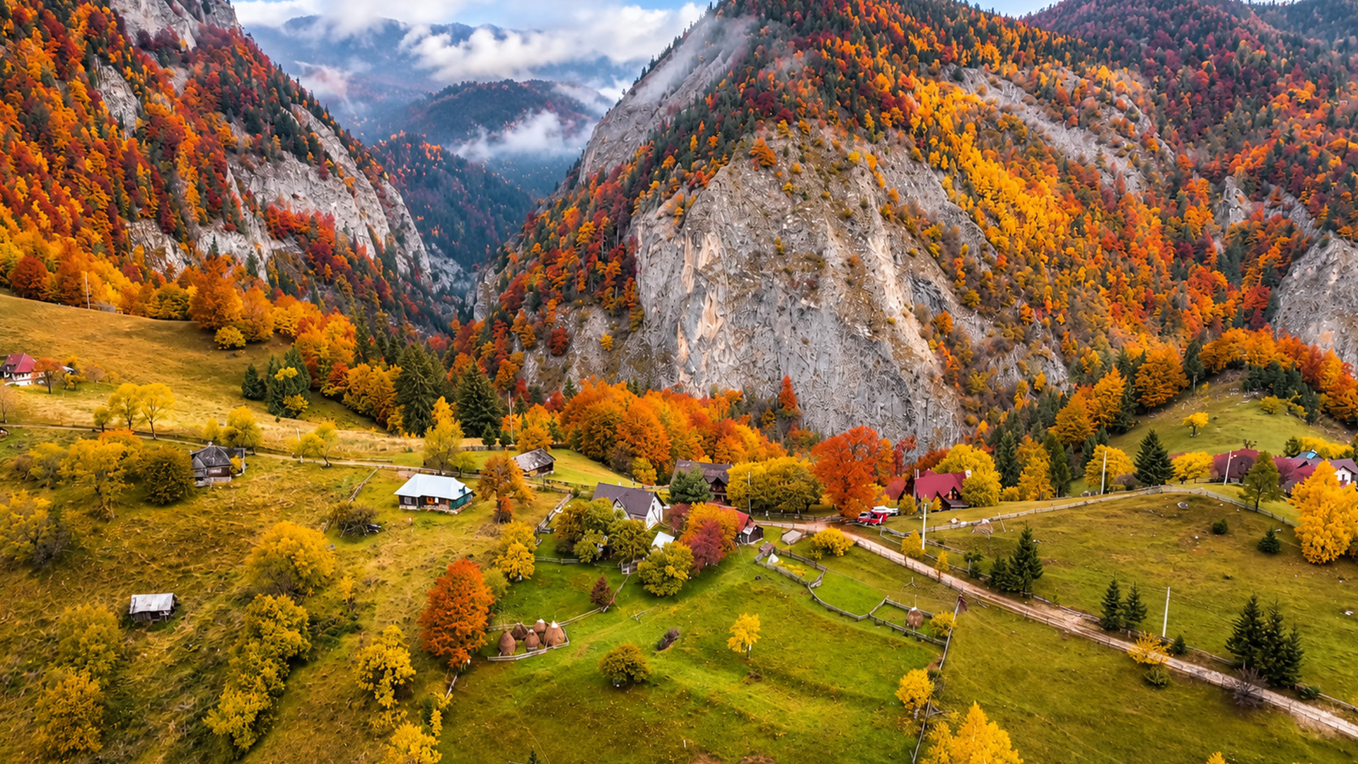 Qu'est-ce qui retient les habitants dans ces villages de montagne?
