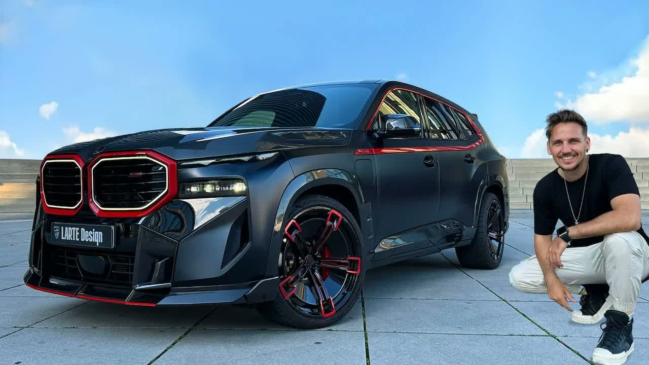 The BMW XM Red Label looks like an SUV that discovered supercar anger