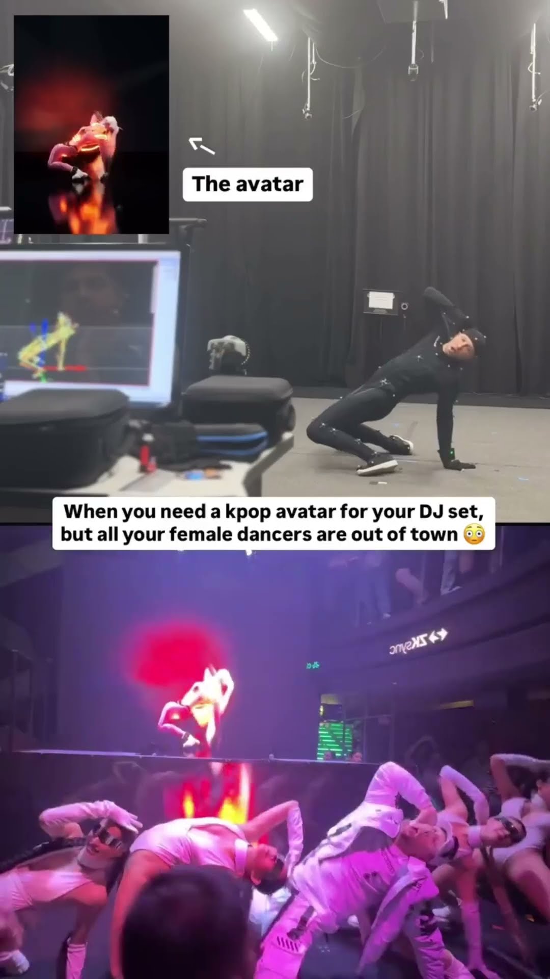 K-pop avatar dance tutorial for DJ sets