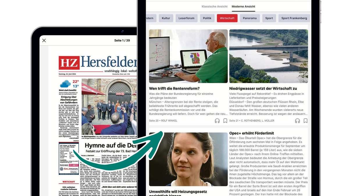 Das neue ePaper der Hersfelder Zeitung ist da!
