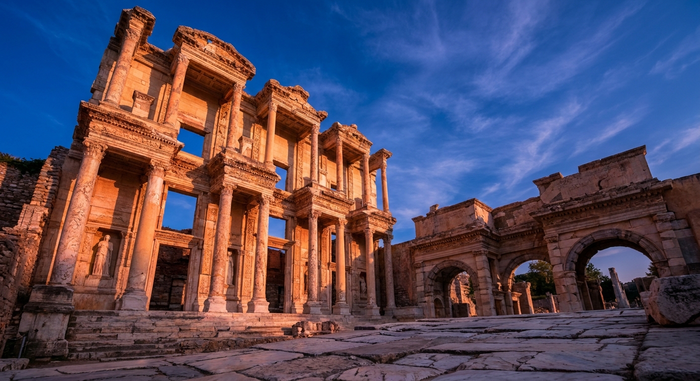 The library of celsus: ancient grandeur & preserved knowledg