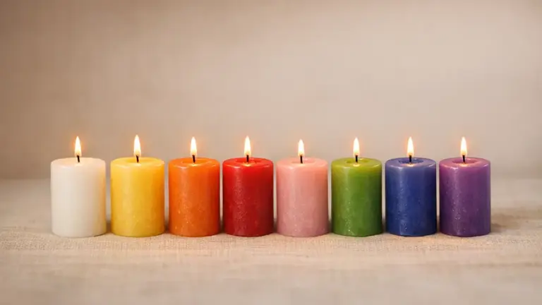What each candle color is useful for, plus its spiritual message
