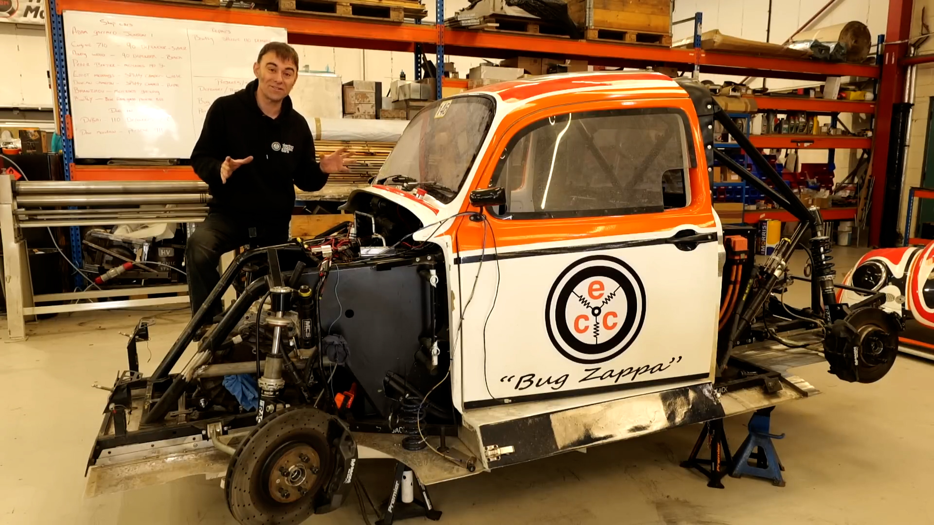 Big changes before this electric race car competes