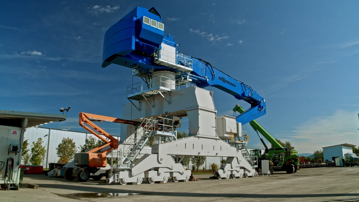 Giant material handler built for heavy industrial operations