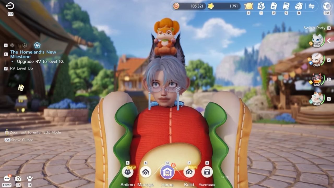 A new gaming session begins with setup and personal updates