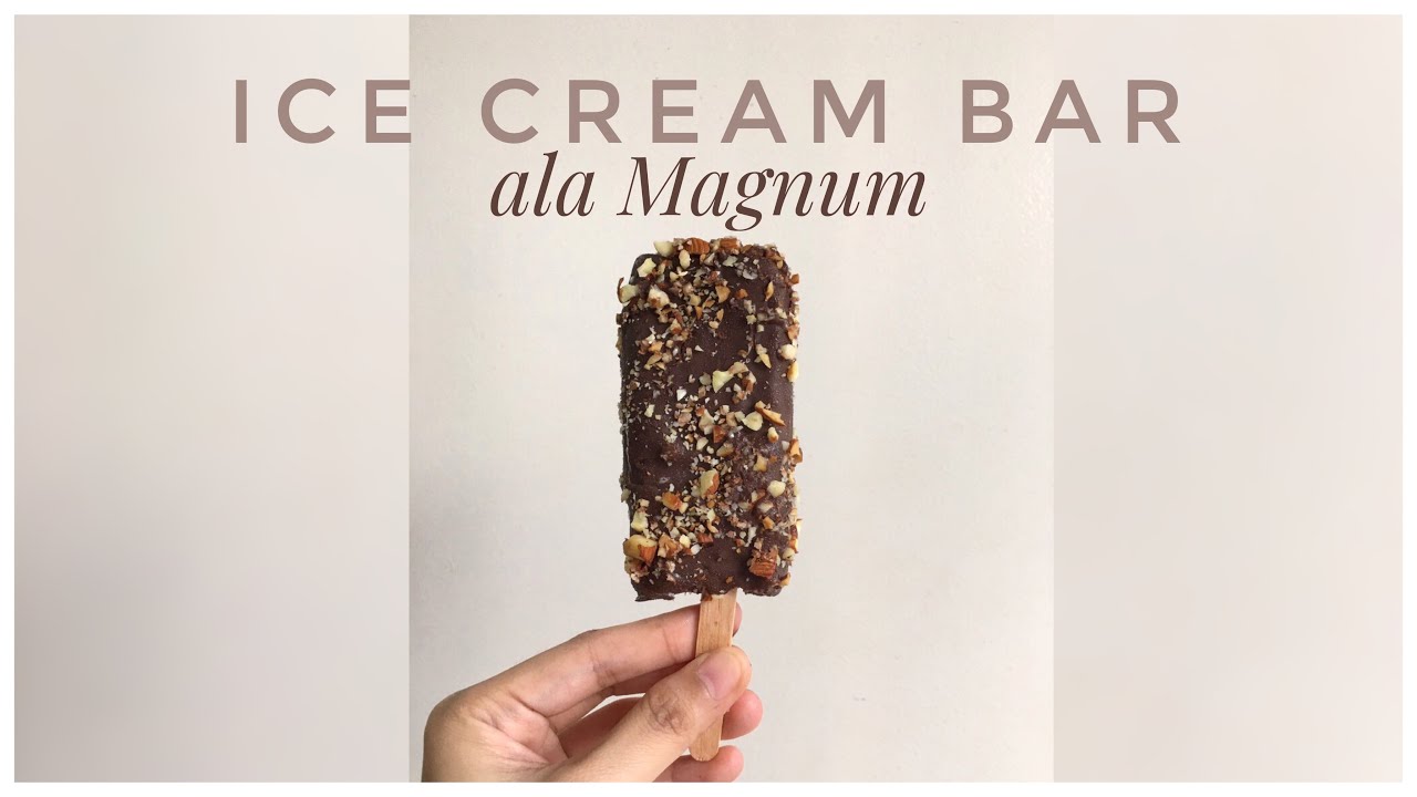 Easy homemade ice cream bars with just 3 ingredients