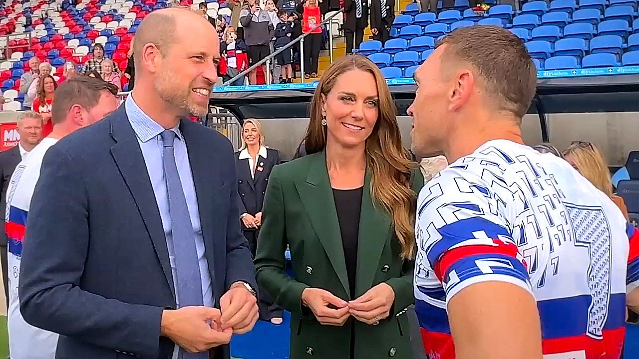 William and Kate surprise rugby legend on seven-day ultramarathon ...