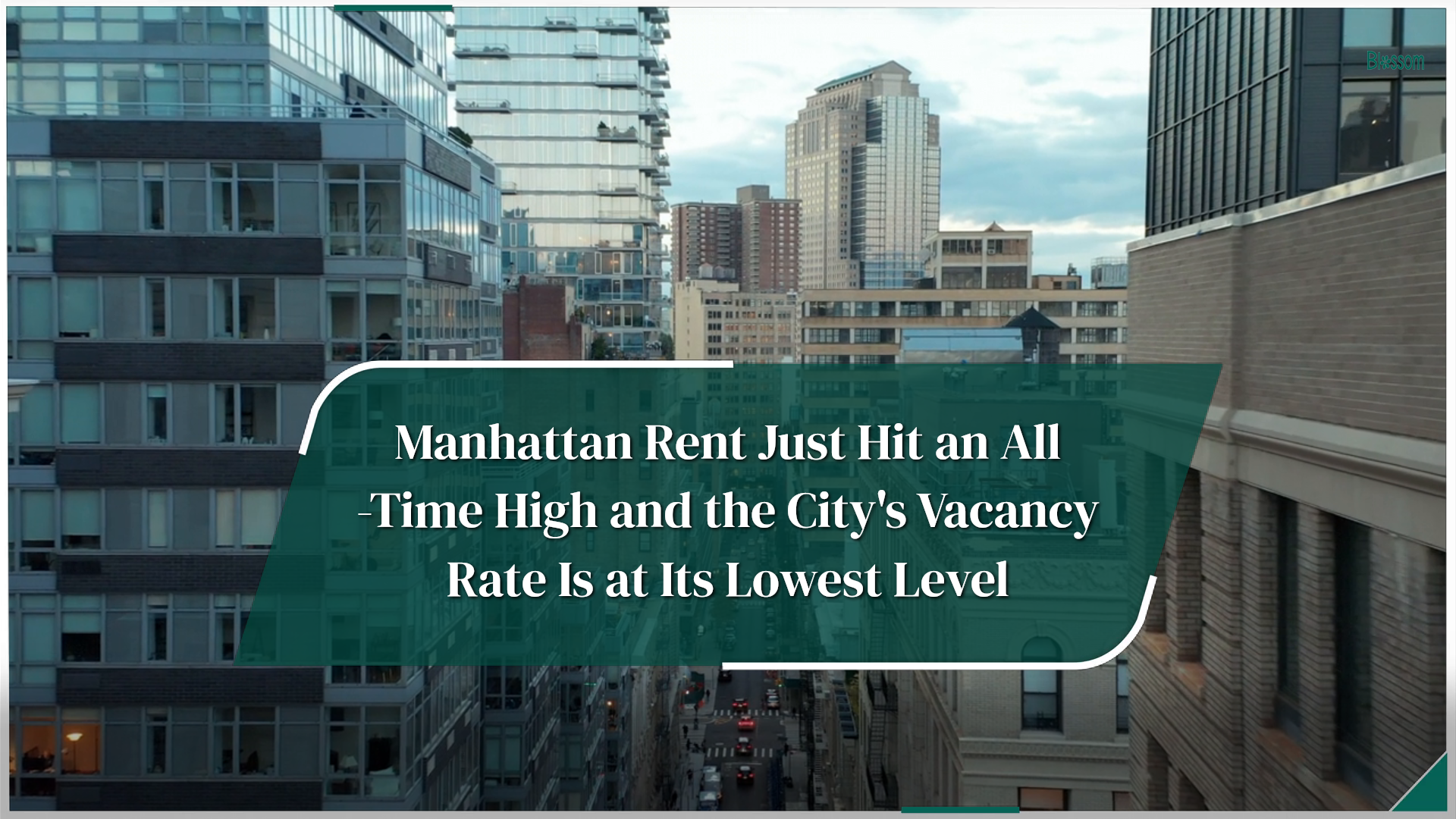 Manhattan rent just hit an all-time high and the city's vacancy rate is ...