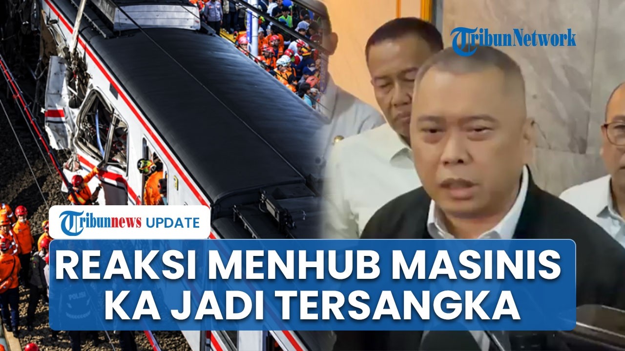 Reaksi Menhub seusai masinis KA Argo Bromo Anggrek jadi tersangka ...