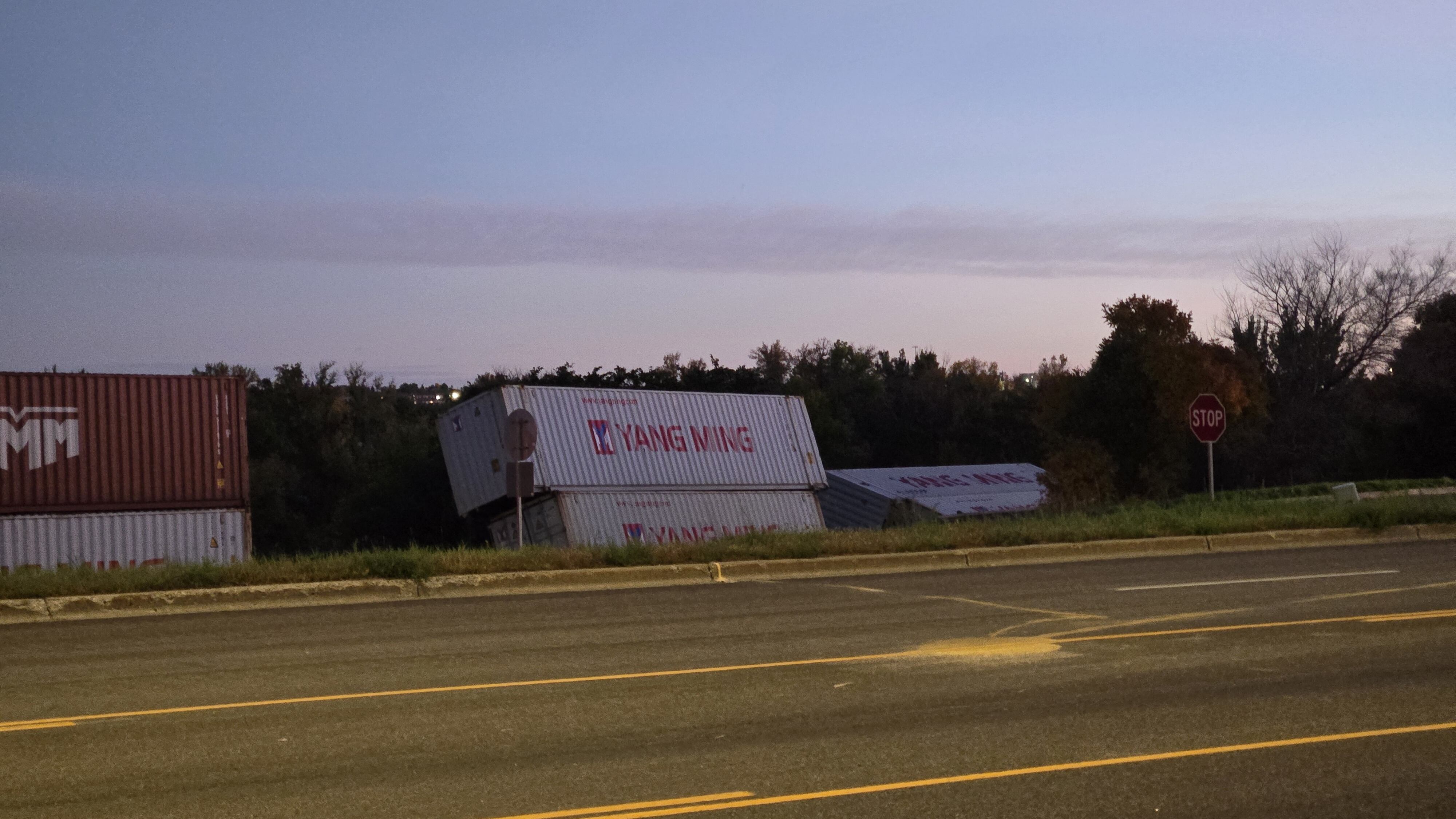 BNSF says no injuries, containers were empty in Wednesday morning train ...