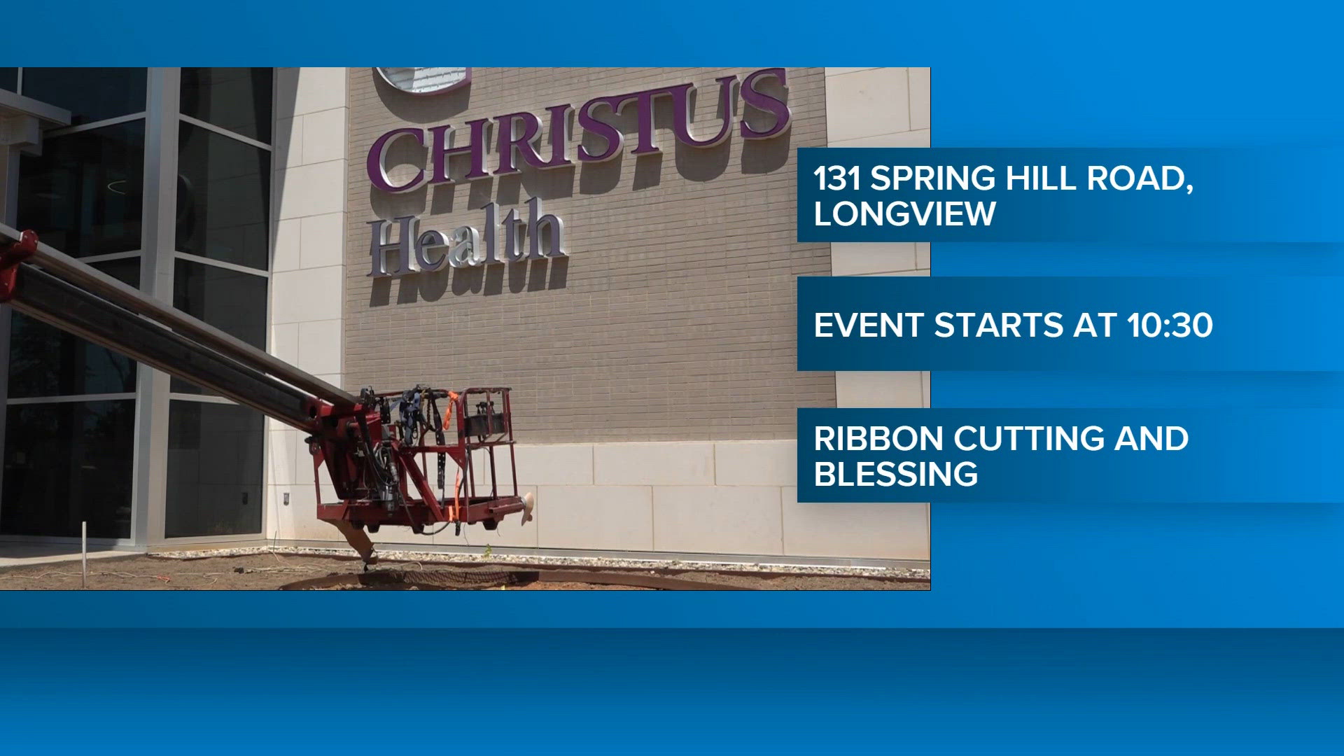 Christus Health to open new Longview cancer center with ribbon-cutting ...