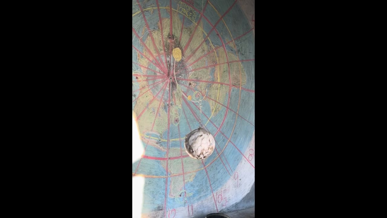 He built an experiment to show lunar eclipses are impossible on a globe ...
