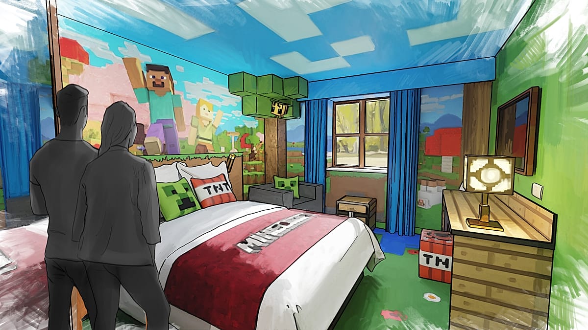 Hotel Minecraft abre perto de Londres com viagens de gaming em alta