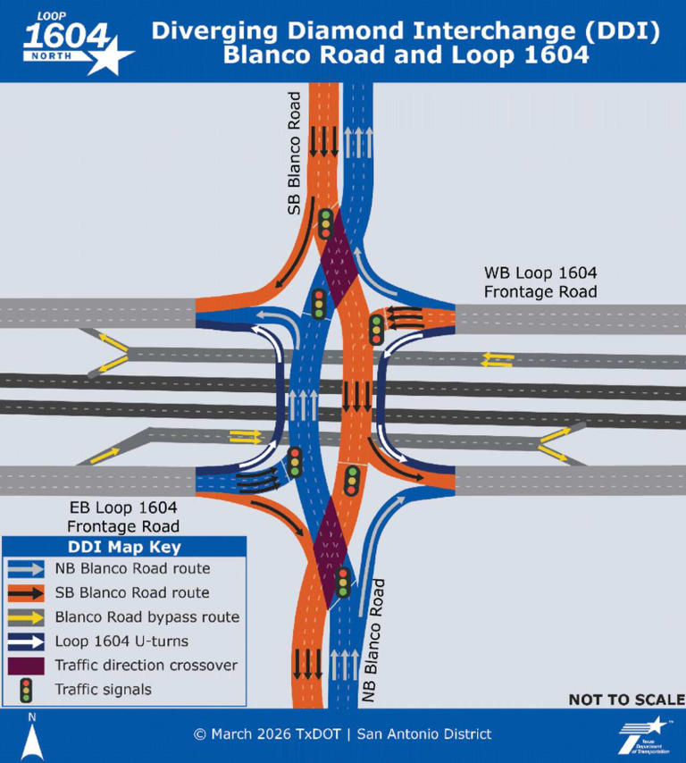 Remember San Antonio's confusing new diverging diamond? It's getting a ...