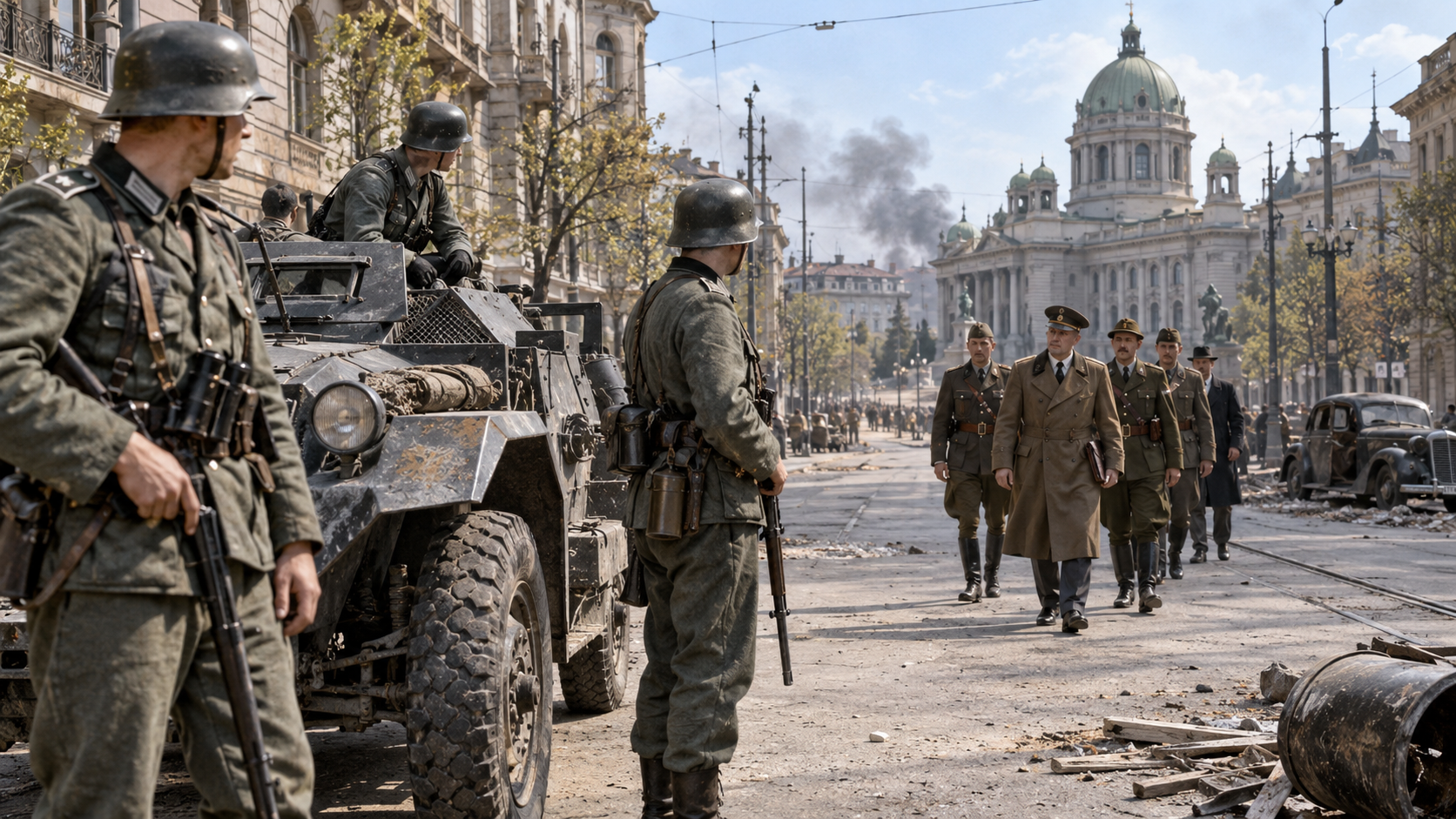 Belgrade surrendered to a German force far smaller than anyone realized