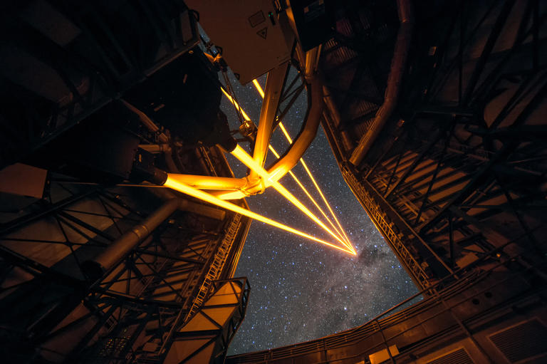 Why astronomers make fake stars with huge lasers