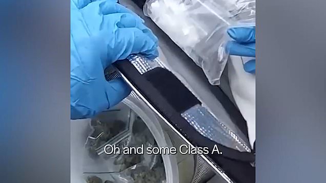 Police tackle suspicious 'Deliveroo driver' and discover secret drug ...