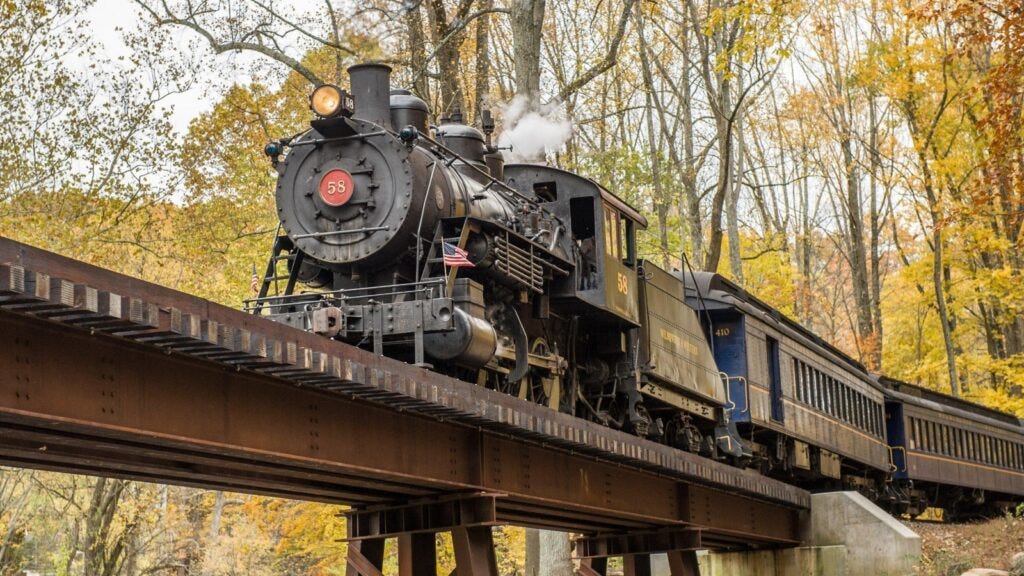 These 14 train journeys may be the best way to see fall foliage