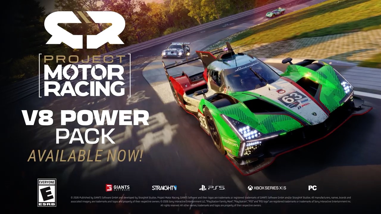 Project Motor Racing official V8 power pack launch trailer