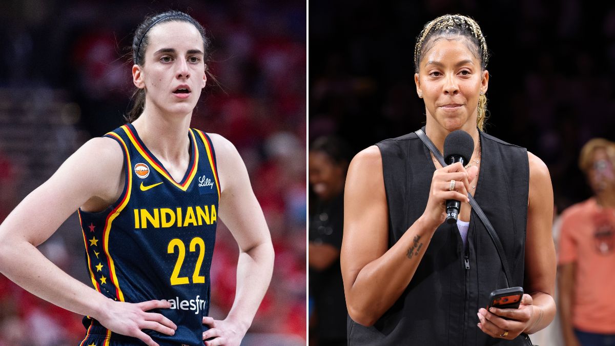Caitlin Clark's gesture toward Candace Parker after huge Aces shot has WNBA fans talking