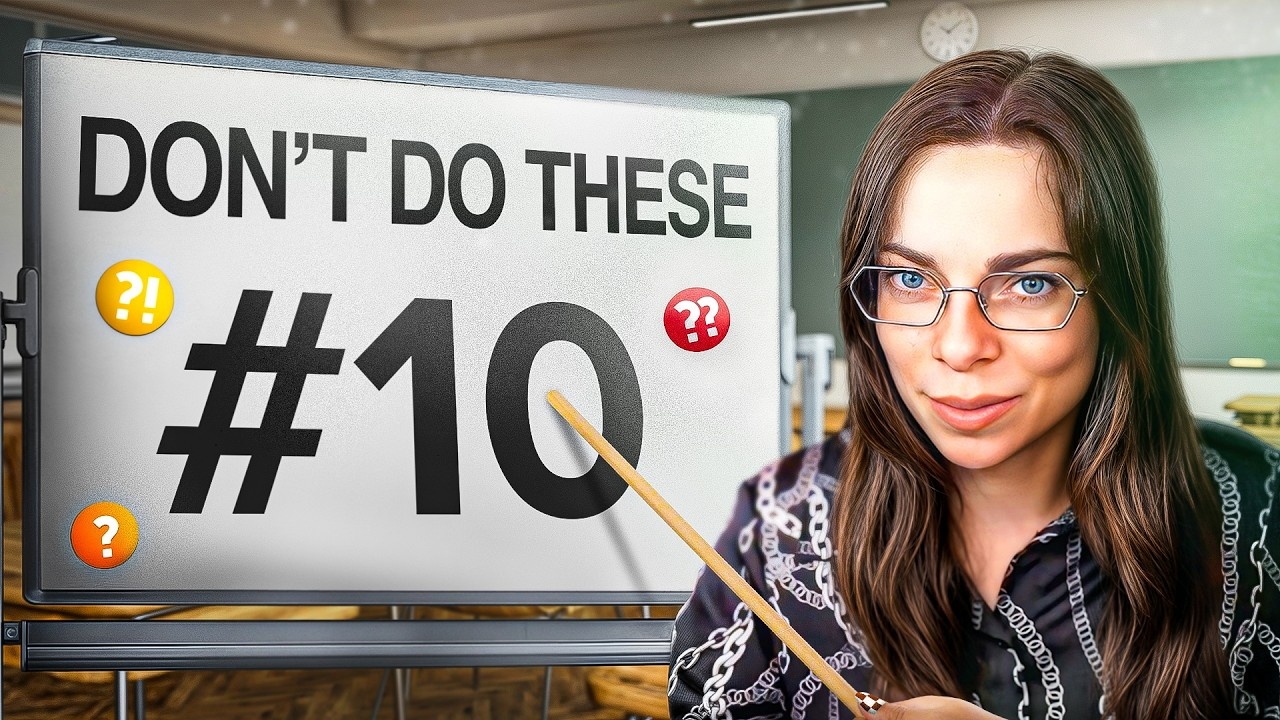 90% of chess beginners keep making these mistakes then they wonder why ...