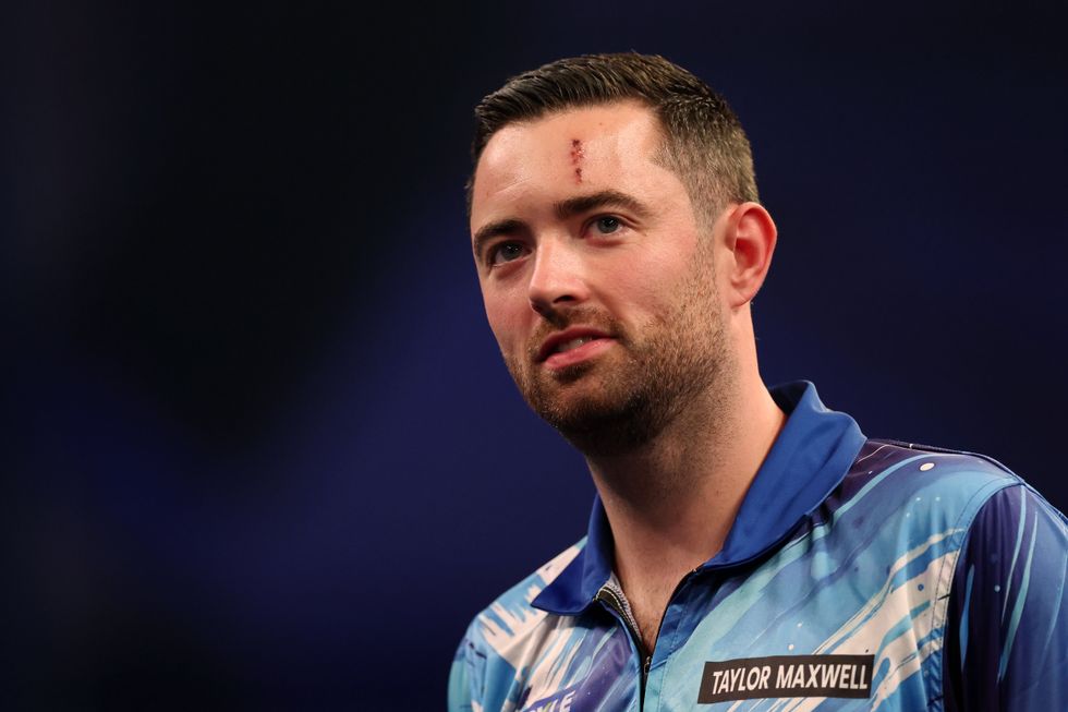 Luke Humphries blames ITV after huge scar appears on his forehead