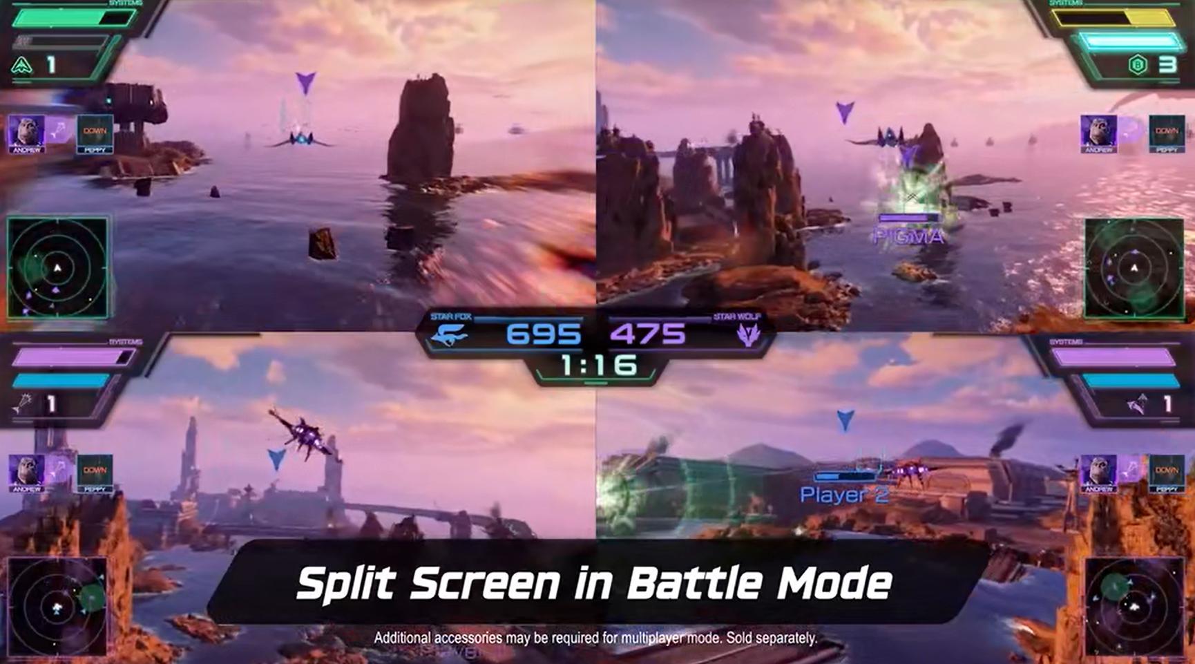 Star Fox Switch 2 free update doubles battle stages, adds four-player ...