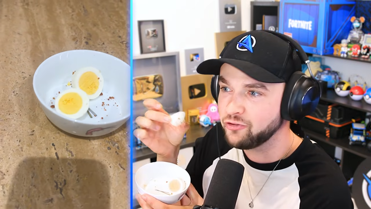 No eating, no healing - he turned Fortnite into a real-life food challenge
