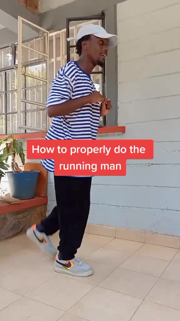 Running man dance tutorial with easy step breakdown