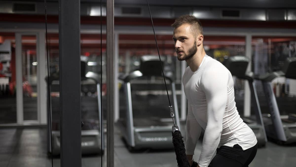 Your arms are two thirds triceps. This 12 minute workout trains all of it