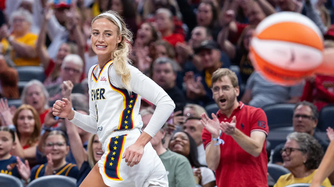 Sophie Cunningham turns heads with all-white pregame look before Fever playoff win