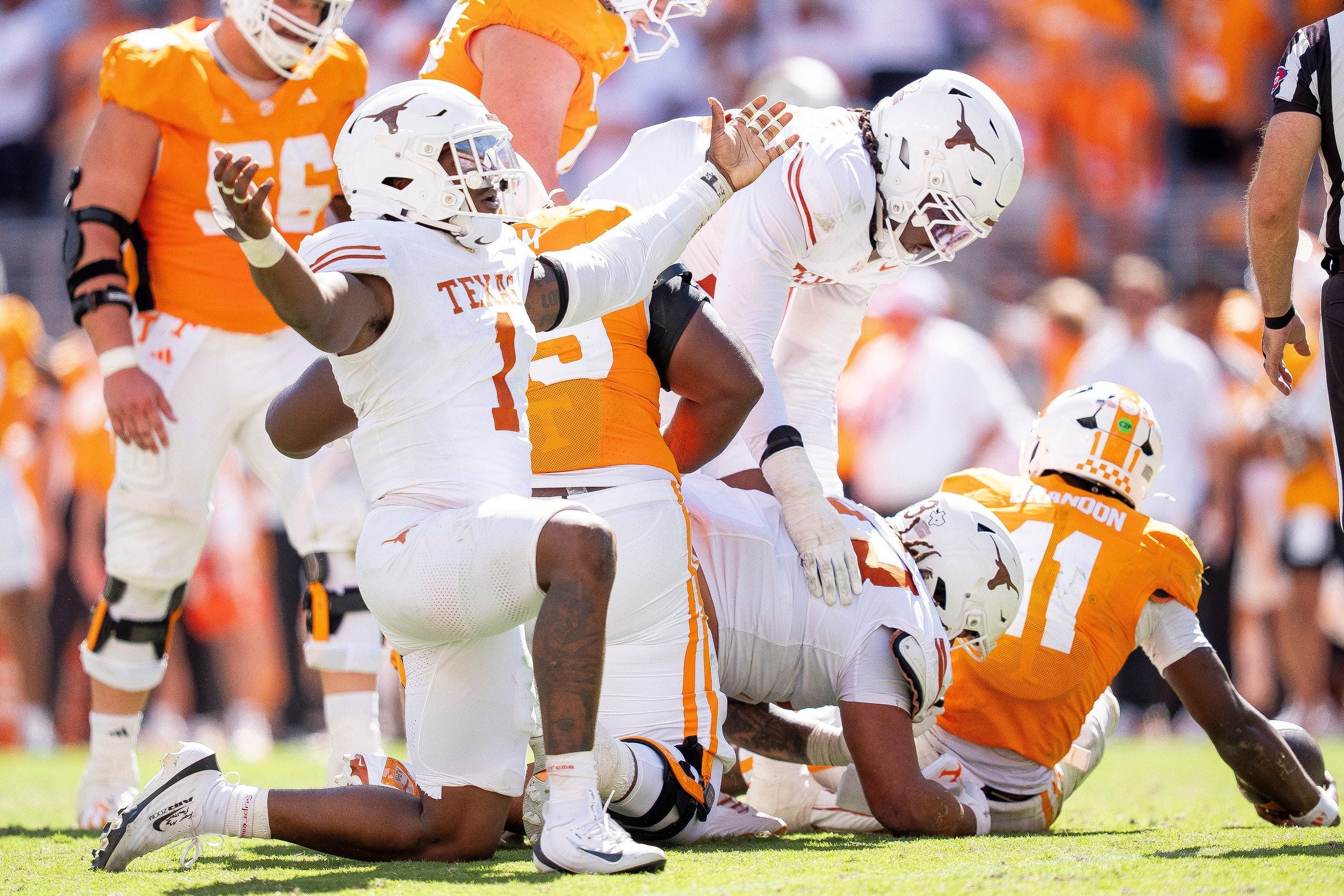 Colin Simmons' performance against Tennessee emphatically answered a ...