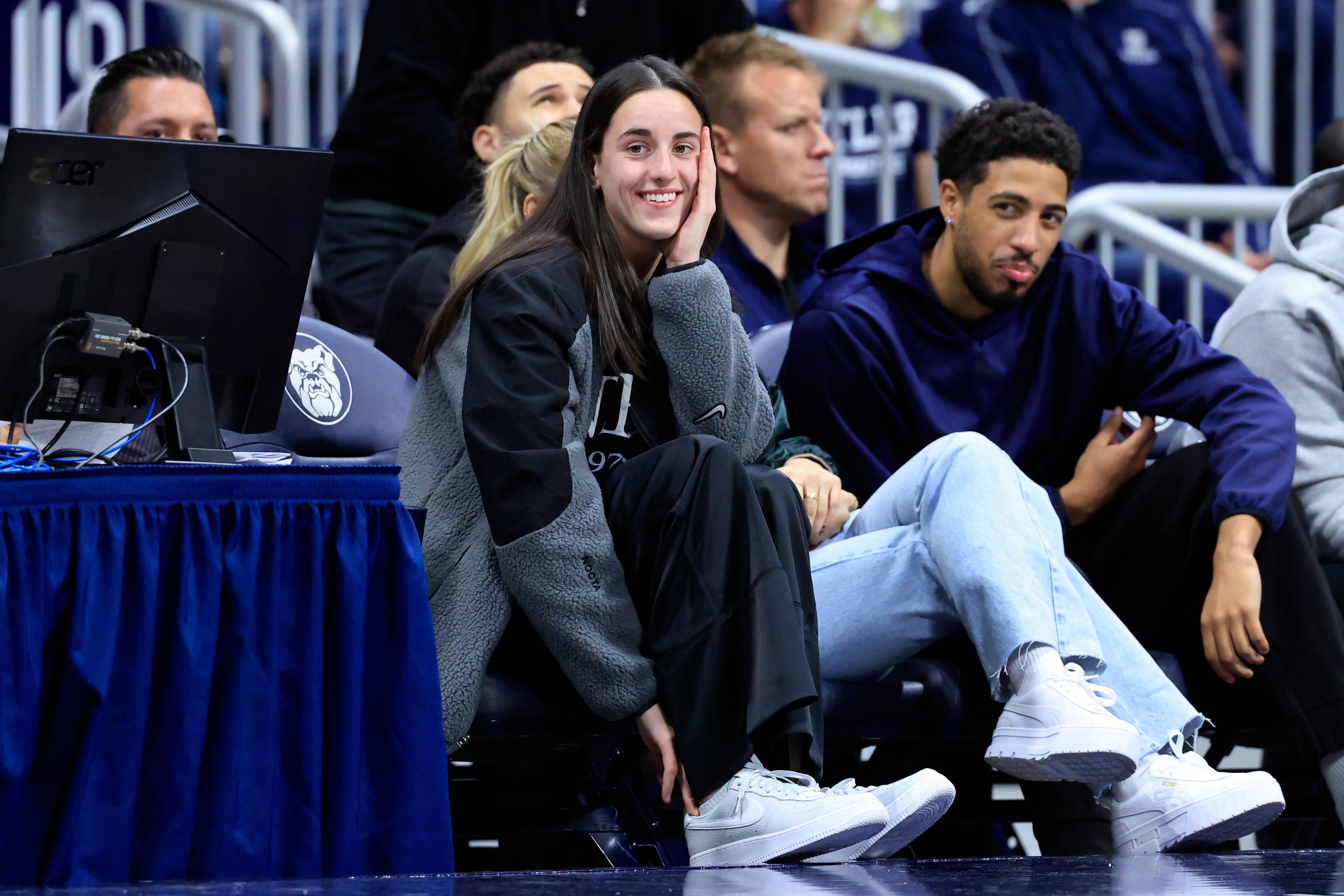 Pacers recognize historic connection between Caitlin Clark, Tyrese ...